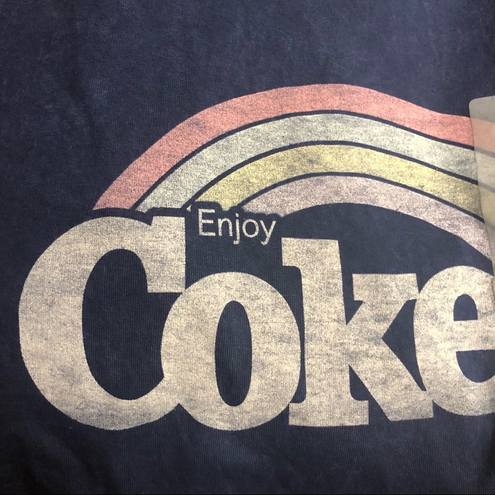NWT Coco cola long sleeve crop top size Large - Picture 7 of 8